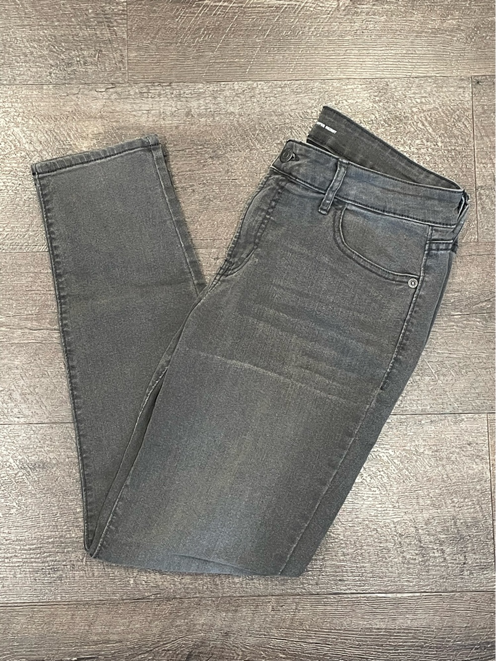 Old Navy Women’s Super Skinny Dark Gray Stretch Jeans Size 8 Short